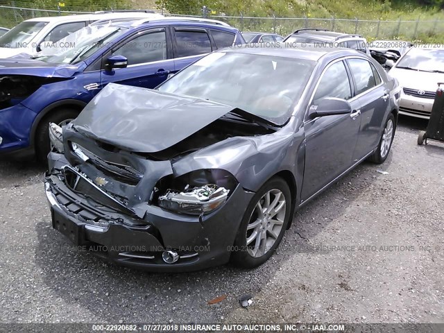 1G1ZK57729F210295 - 2009 CHEVROLET MALIBU LTZ 灰色 照片 2