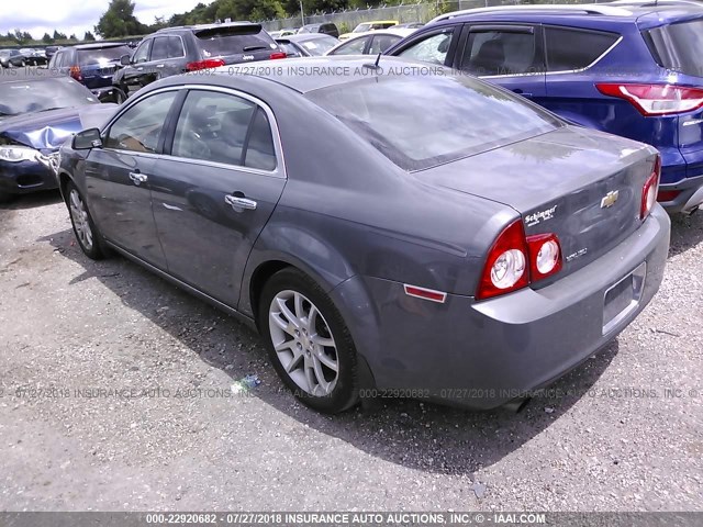 1G1ZK57729F210295 - 2009 CHEVROLET MALIBU LTZ 灰色 照片 3