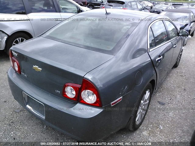 1G1ZK57729F210295 - 2009 CHEVROLET MALIBU LTZ 灰色 照片 4