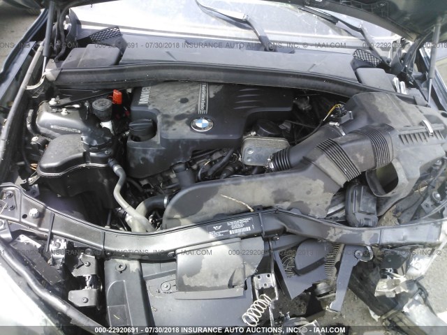 WBAVM1C57DVW43734 - 2013 BMW X1 SDRIVE28I BLUE photo 10