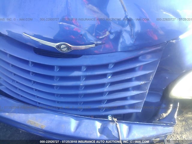 3C4FY58B14T271535 - 2004 CHRYSLER PT CRUISER TOURING BLUE photo 6