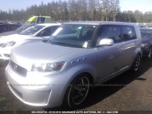 JTLKE50E381016030 - 2008 TOYOTA SCION XB Gümüş foto 2