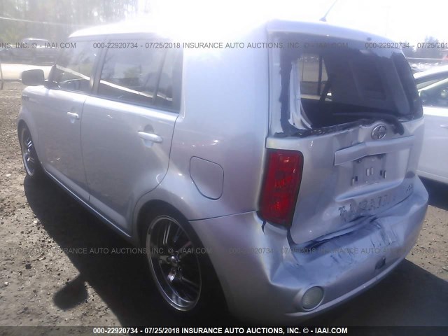 JTLKE50E381016030 - 2008 TOYOTA SCION XB Gümüş foto 3