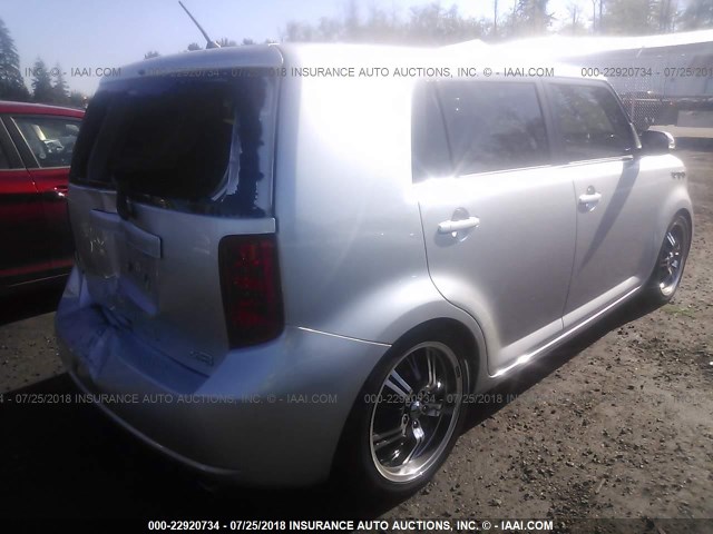JTLKE50E381016030 - 2008 TOYOTA SCION XB Gümüş foto 4
