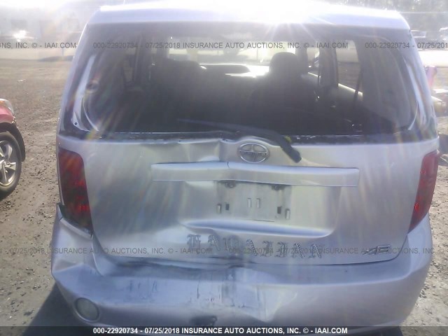 JTLKE50E381016030 - 2008 TOYOTA SCION XB Gümüş foto 6