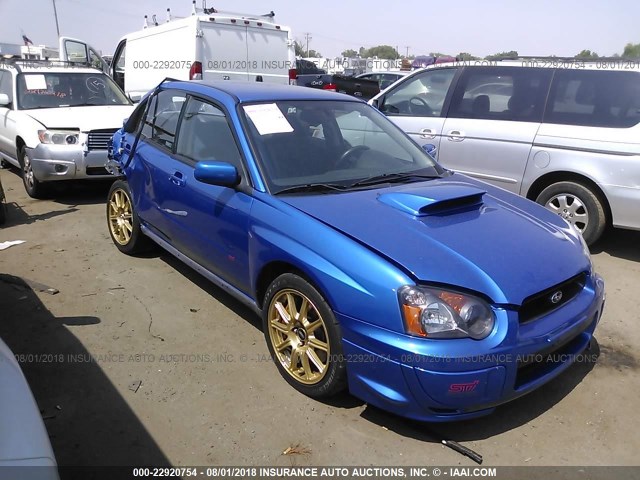 JF1GD70645L522237 - 2005 SUBARU IMPREZA WRX STI BLUE photo 1