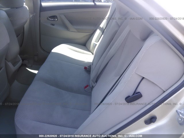 4T1BF3EK5BU202035 - 2011 TOYOTA CAMRY SE/LE/XLE ოქროსფერი ფოტო 8