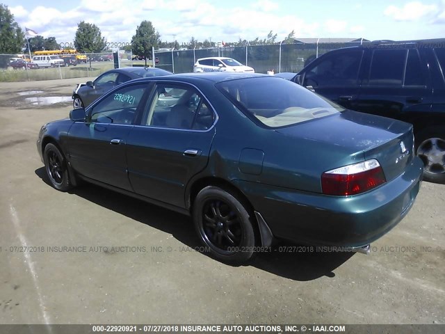 19UUA56852A028965 - 2002 ACURA 3.2TL TYPE-S GREEN photo 3