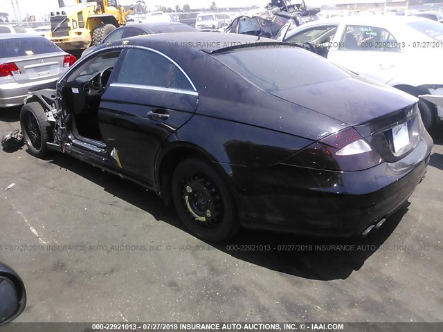 WDDDJ75XX6A018446 - 2006 MERCEDES-BENZ CLS 500C BLACK photo 3