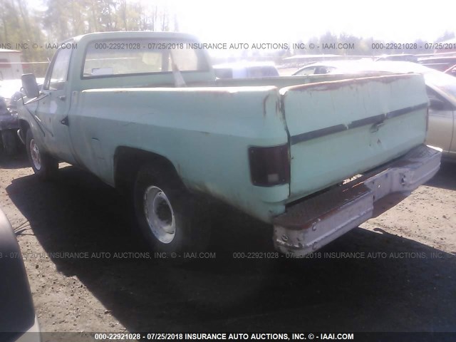 1GCGC24M3CS143998 - 1982 CHEVROLET C20 GREEN photo 3