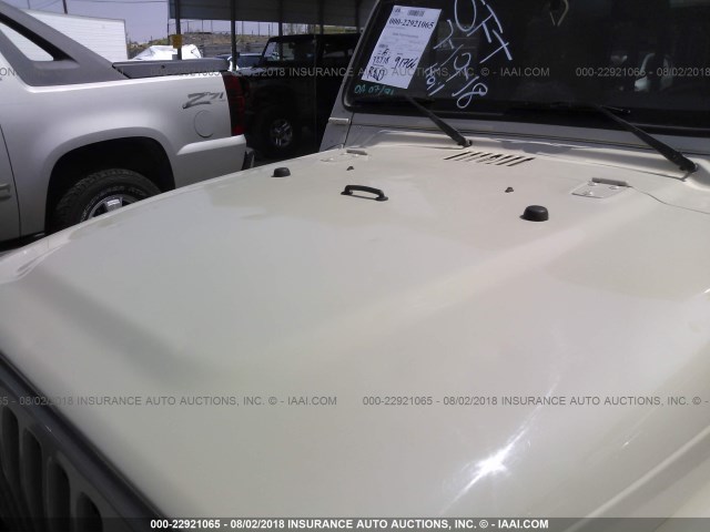 1J4FA29P31P324954 - 2001 JEEP WRANGLER / TJ SE TAN photo 6