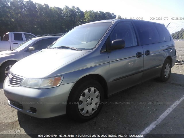 2HKRL1853YH566575 - 2000 HONDA ODYSSEY LX GRAY photo 2