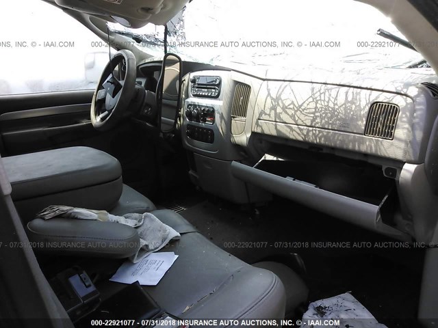 3D7KS28C65G813512 - 2005 DODGE RAM 2500 ST/SLT 黑色 照片 5