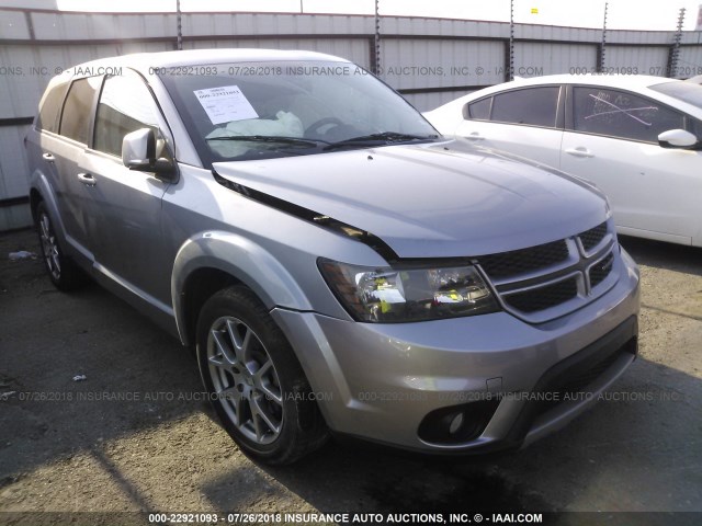 3C4PDCEG3FT715408 - 2015 DODGE JOURNEY R/T SILVER photo 1