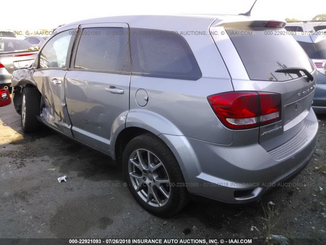 3C4PDCEG3FT715408 - 2015 DODGE JOURNEY R/T SILVER photo 3