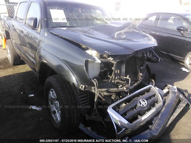 5TEJU62N67Z459984 - 2007 TOYOTA TACOMA DOUBLE CAB PRERUNNER BLACK photo 1