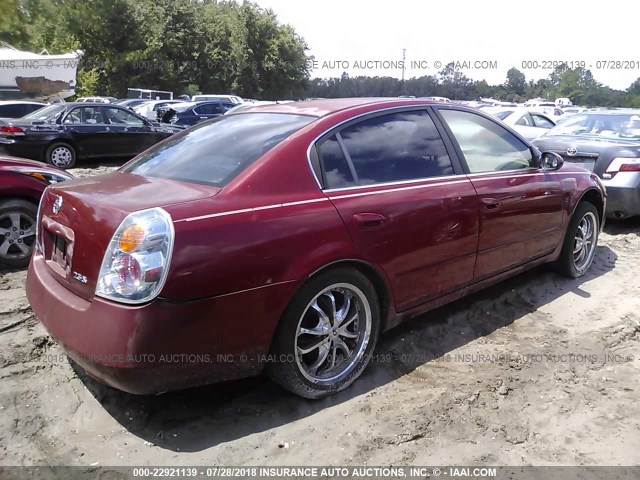 1N4AL11DX4C195487 - 2004 NISSAN ALTIMA S/SL RED photo 4