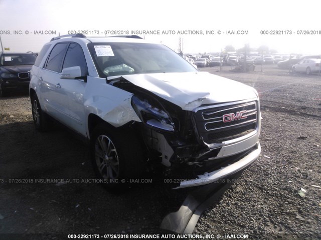 1GKKRRKD9GJ325256 - 2016 GMC ACADIA SLT-1 WHITE photo 6