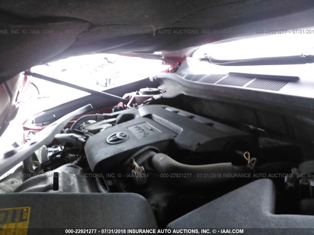 4T1BF1FK9CU635359 - 2012 TOYOTA CAMRY SE/LE/XLE წითელი ფოტო 10