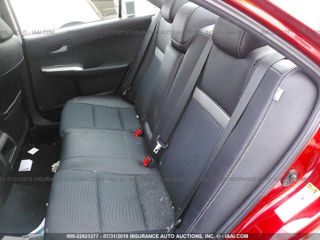 4T1BF1FK9CU635359 - 2012 TOYOTA CAMRY SE/LE/XLE წითელი ფოტო 8