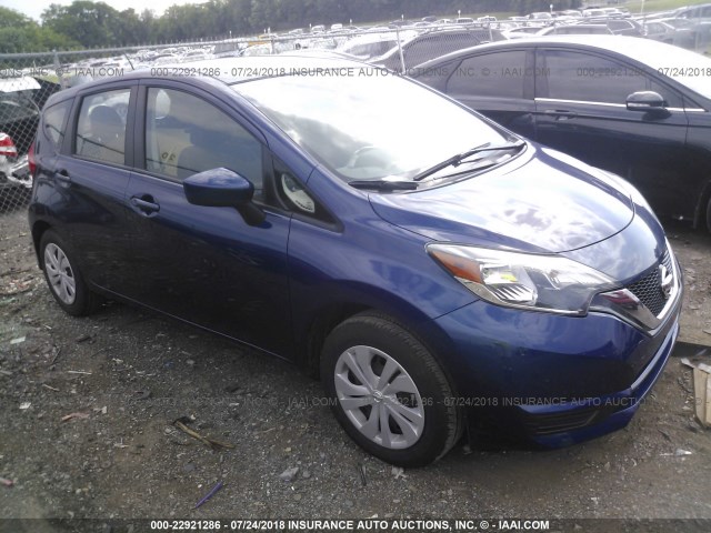 3N1CE2CP4HL363955 - 2017 NISSAN VERSA NOTE S/S PLUS/SV/SL/SR BLUE photo 1