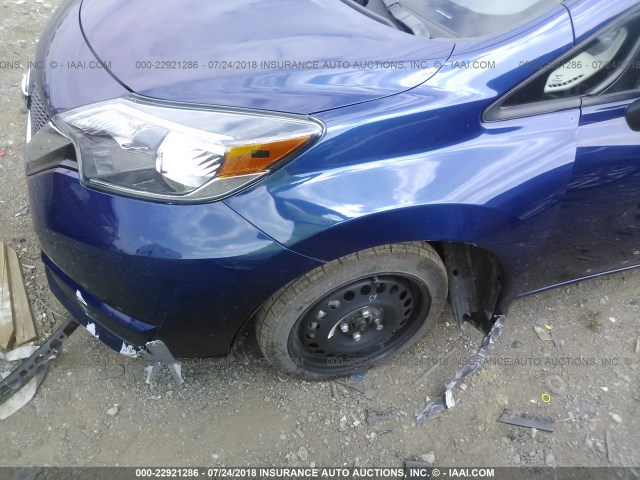 3N1CE2CP4HL363955 - 2017 NISSAN VERSA NOTE S/S PLUS/SV/SL/SR BLUE photo 6
