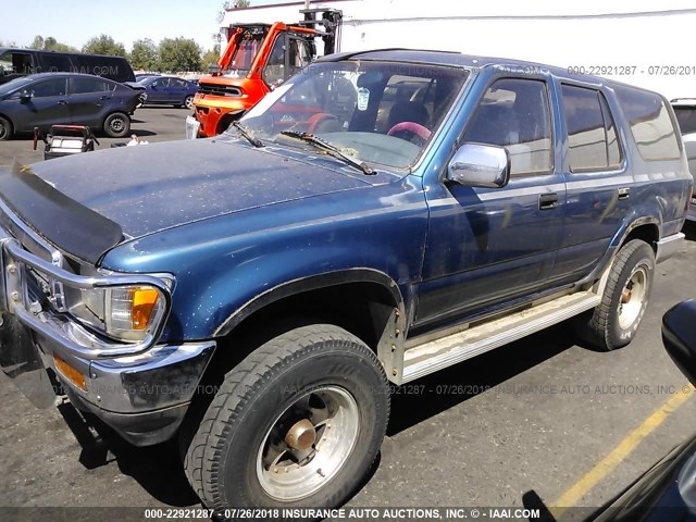 JT3VN39W8M8022002 - 1991 TOYOTA 4RUNNER VN39 SR5 蓝色 照片 2