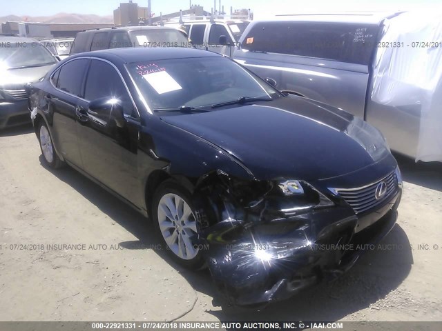 JTHBW1GG6E2041257 - 2014 LEXUS ES 300H BLACK photo 1