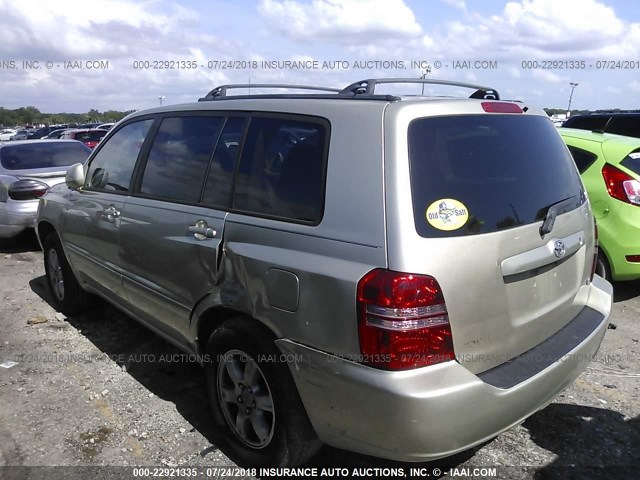 JTEGF21A430114566 - 2003 TOYOTA HIGHLANDER LIMITED GOLD photo 6