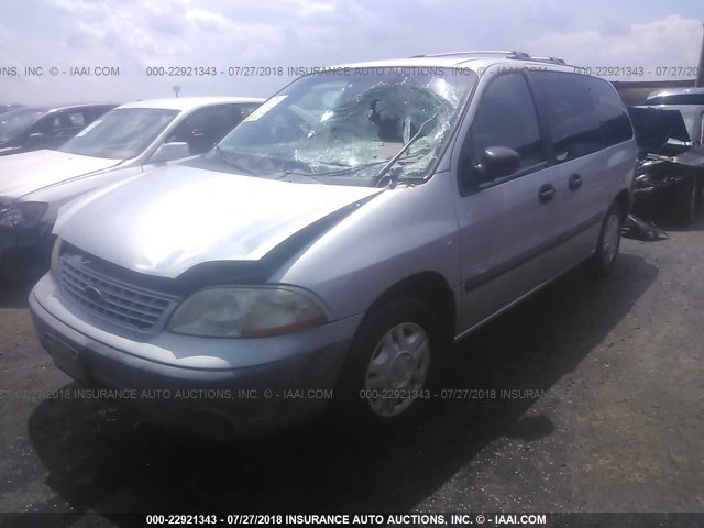 2FMZA51451BA14992 - 2001 FORD WINDSTAR LX SILVER photo 2