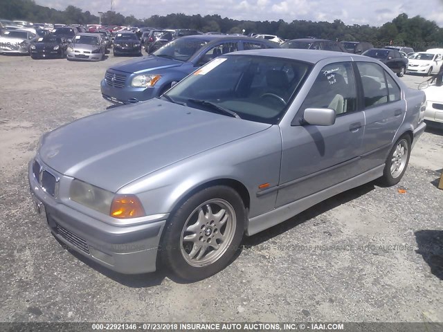 WBACD4324WAV60979 - 1998 BMW 328 I AUTOMATIC SILVER photo 2