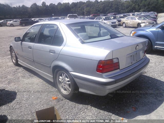 WBACD4324WAV60979 - 1998 BMW 328 I AUTOMATIC SILVER photo 3