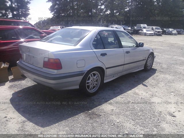 WBACD4324WAV60979 - 1998 BMW 328 I AUTOMATIC SILVER photo 4