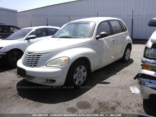 3C4FY48B25T611707 - 2005 CHRYSLER PT CRUISER WHITE photo 2