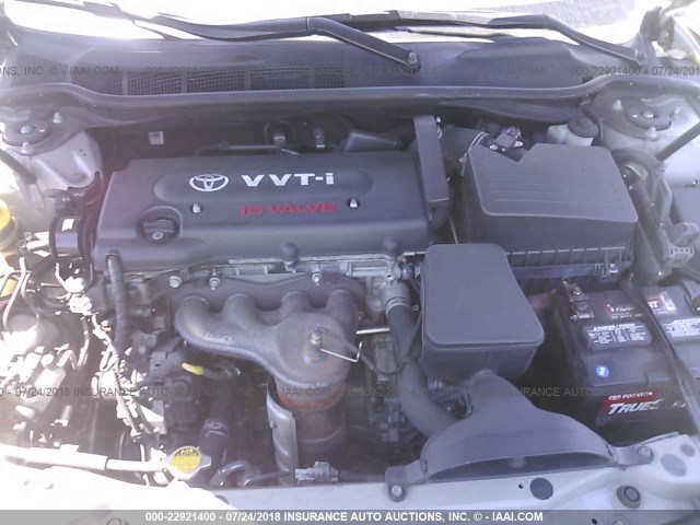 4T1BE46K17U707536 - 2007 TOYOTA CAMRY NEW GENERAT CE/LE/XLE/SE SILVER photo 10
