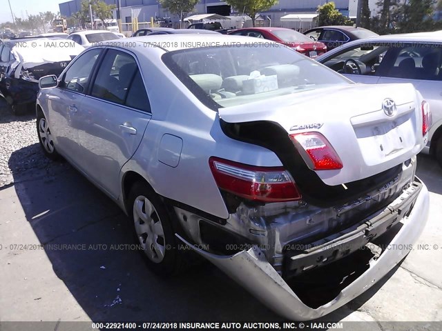 4T1BE46K17U707536 - 2007 TOYOTA CAMRY NEW GENERAT CE/LE/XLE/SE SILVER photo 3