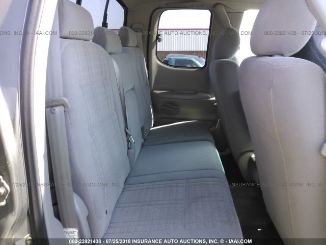 5TBBT44145S468921 - 2005 TOYOTA TUNDRA ACCESS CAB SR5 GRAY photo 8