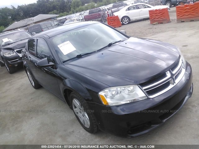 1B3BD4FG0BN543493 - 2011 DODGE AVENGER EXPRESS BLACK photo 1