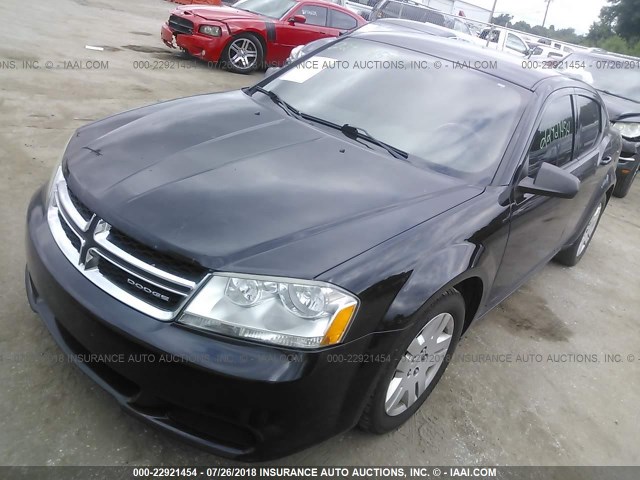 1B3BD4FG0BN543493 - 2011 DODGE AVENGER EXPRESS 黑色 照片 2