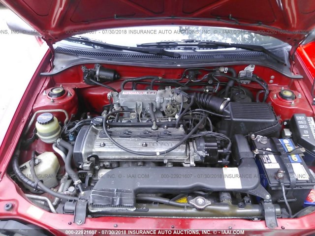 JT2EL45F5N0084690 - 1992 TOYOTA PASEO RED photo 10