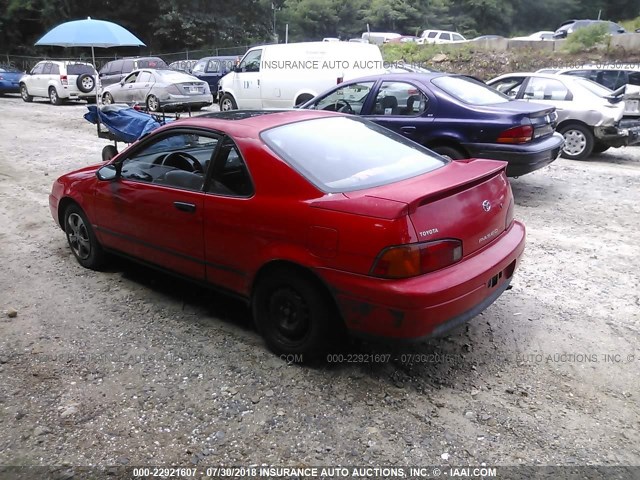 JT2EL45F5N0084690 - 1992 TOYOTA PASEO RED photo 3