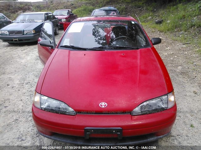 JT2EL45F5N0084690 - 1992 TOYOTA PASEO RED photo 6