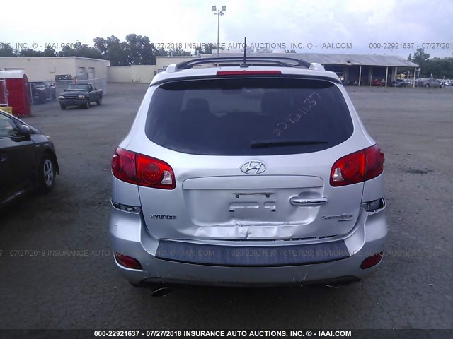 5NMSH13E27H124036 - 2007 HYUNDAI SANTA FE SE/LIMITED SILVER photo 6