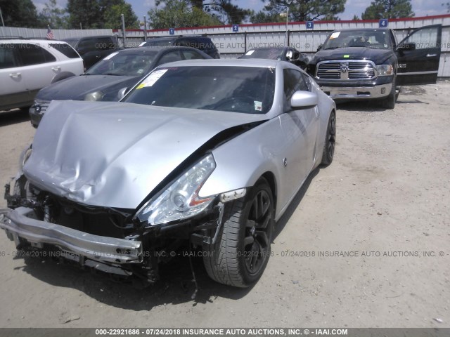 JN1AZ4EH3EM632963 - 2014 NISSAN 370Z TOURING/NISMO SILVER photo 2