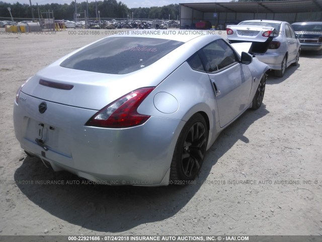 JN1AZ4EH3EM632963 - 2014 NISSAN 370Z TOURING/NISMO SILVER photo 4