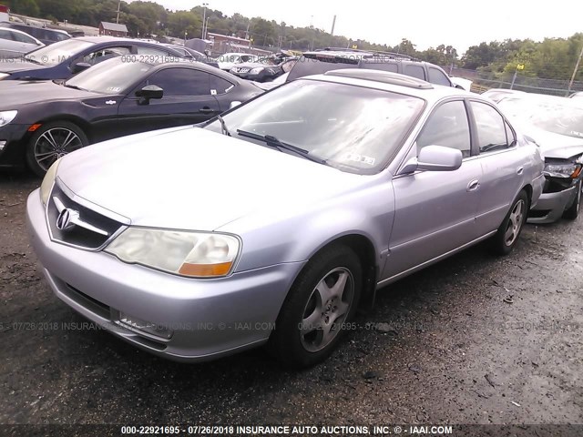 19UUA56633A060295 - 2003 ACURA 3.2TL SILVER photo 2