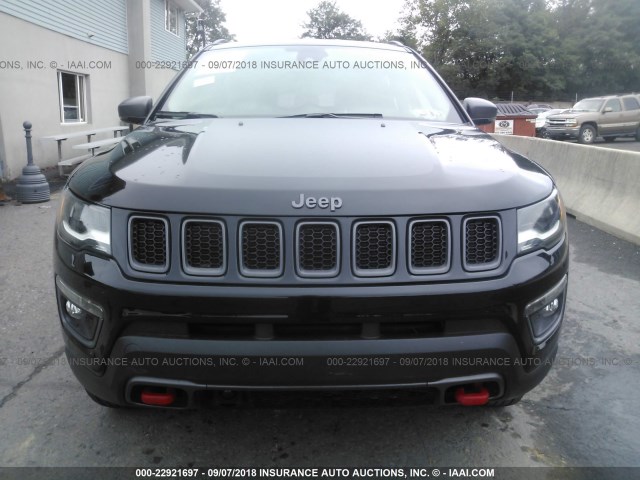 3C4NJDDB8JT128724 - 2018 JEEP COMPASS TRAILHAWK BLACK photo 6