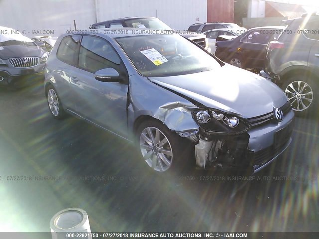 WVWMM7AJ1AW344859 - 2010 VOLKSWAGEN GOLF BLUE photo 1