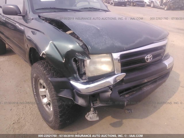 4TASN92N7XZ535979 - 1999 TOYOTA TACOMA XTRACAB PRERUNNER მწვანე ფოტო 6