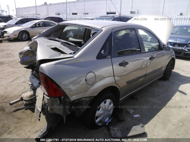 1FAFP33P73W155054 - 2003 FORD FOCUS LX GOLD photo 4
